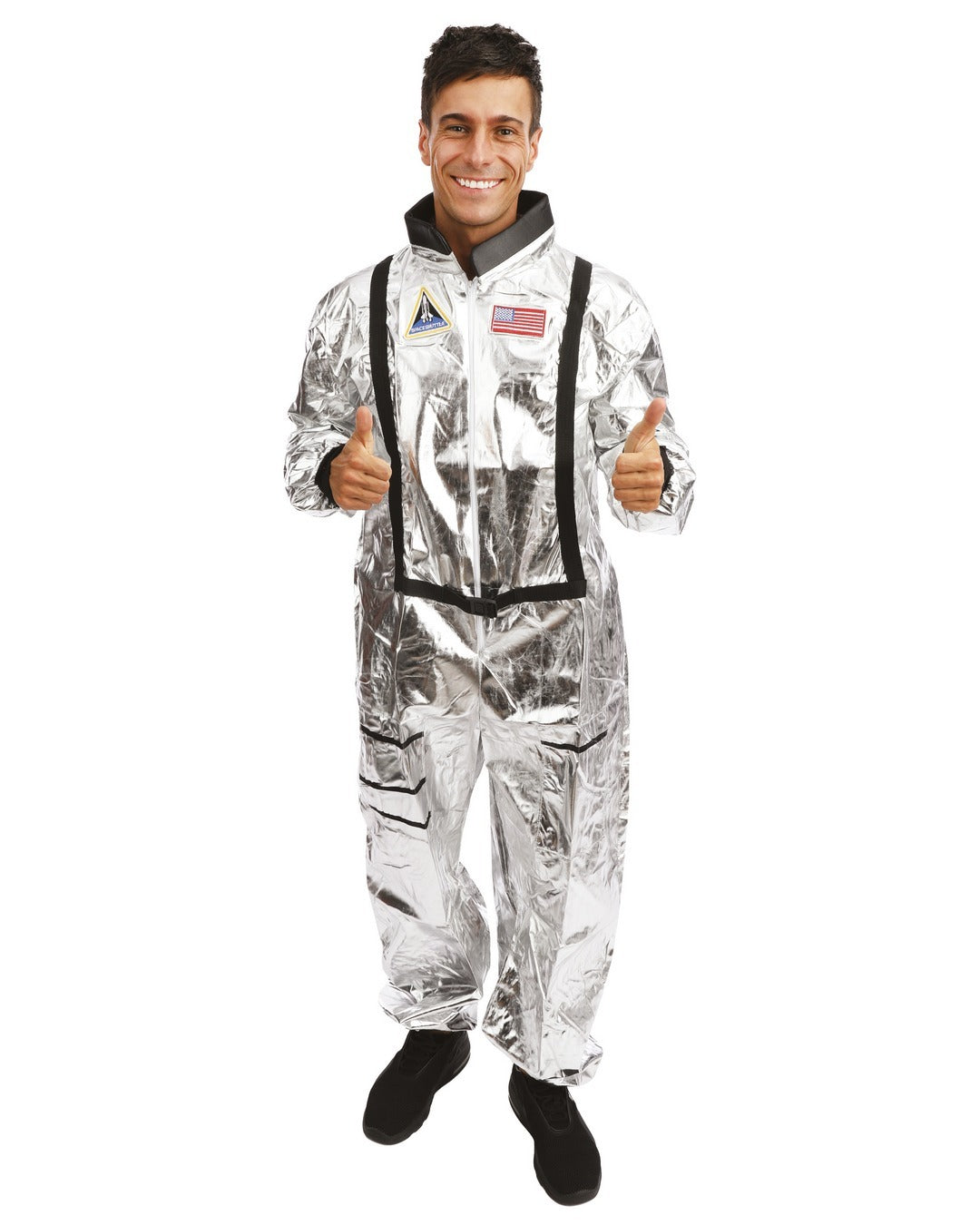 Location Déguisement Astronaute Argent Homme / Location Costume Combinaison Cosmonaute Adulte / La Maison Du Déguisement