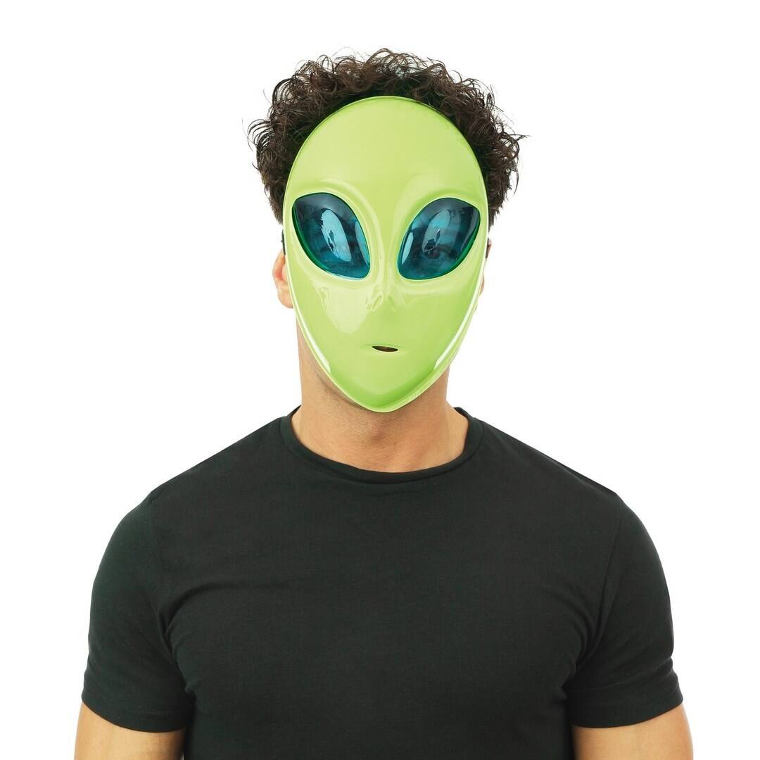 Masque Extra Terrestre Vert / Masque Alien Vert / La Maison Du déguisement