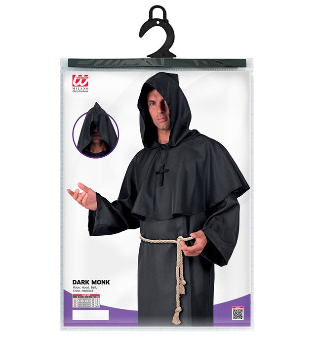 Déguisement Moine Templier Noir / Costume Moine Sombre / La Maison Du Déguisement