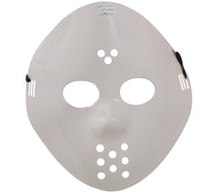 Masque Hockey Blanc / Masque Halloween Jason Blanc / La Maison Du Déguisement