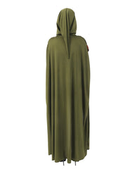 Déguisement Cape Médiévale Avec Capuche Vert / Costume Cape Vert Forêt En Velours à Large Capuche / La Maison Du Déguisement