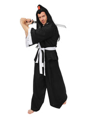 Déguisement Kimono Adulte / Costume Kimono Japonais Noir / Costume Kimono Samouraï Homme / La Maison Du Déguisement
