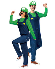 Déguisement de Luigi Licence Adulte / Costume Luigi Officielle Mario / La Maison Du Déguisement