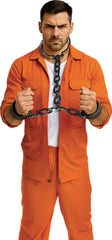 Chaînes de Prisonnier / Menottes Main et Cou Guantánamo / Menottes et tour de cou Bagnard / La Maison Du Déguisement