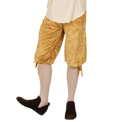 Pantalon court en velours Beige / Caleçon en velours Beige / Pantalon court Marquis / La Maison DU Déguisement