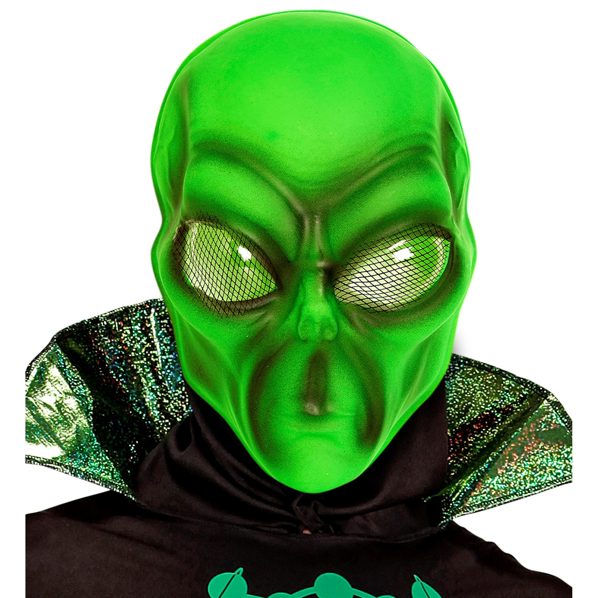 Masque Alien Néon / Masque Extra Terrestre / La Maison Du Déguisement