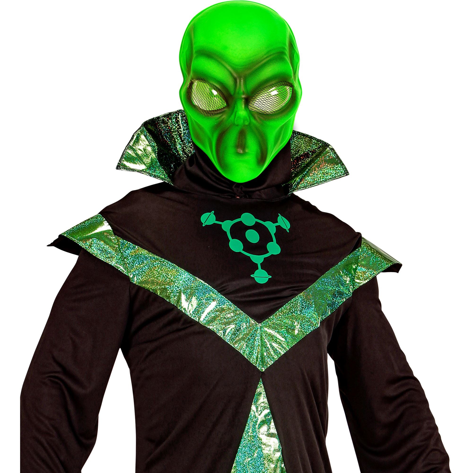 Masque Alien Néon / Masque Extra Terrestre / La Maison Du Déguisement