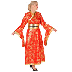 Déguisement Kimono Rouge Adulte / Costume Geisha Japonaise Femme / La Maison Du Déguisement