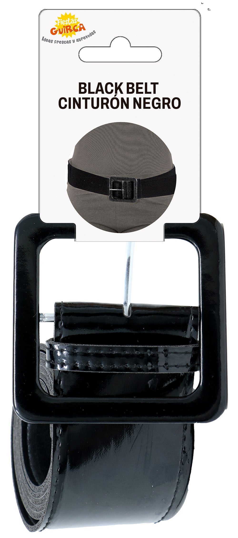 Ceinture Disco Noir / Ceinture Noir Brillante / La Maison Du Déguisement