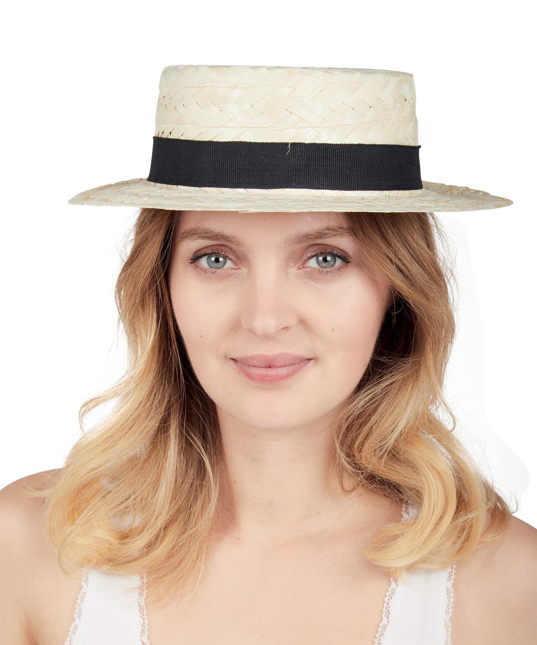 Chapeau Canotier Beige / Chapeau Gondolier Paille / Chapeau De Paille Canotier / La Maison Du déguisement