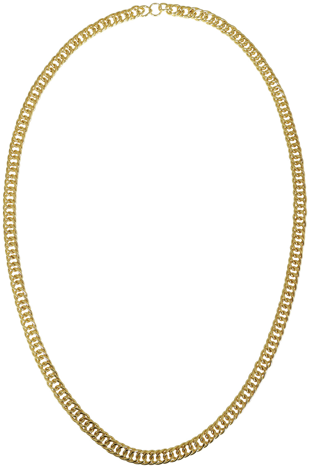 Collier BLING BLING Doré / Collier Disco P.I.M.P Or / Chaîne En Métal Doré / La Maison Du Déguisement