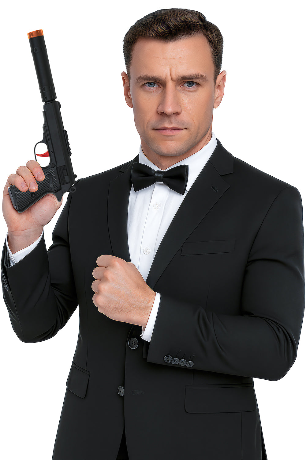 Pistolet avec silencieux / La Maison Du déguisement