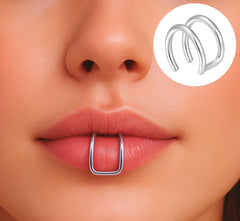 Piercing Double Lèvre / Faux Piercing / La Maison Du Déguisement