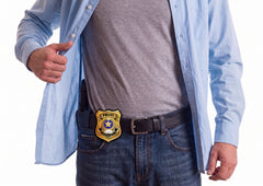 Plaque Police Métal Or / Broche De Police / Badge De policier / Badge Spécial Police Métal Dorée / La Maison Du Déguisement