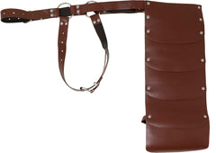 Armure D'épaule De Guerrier En Cuir Marron Luxe / Ensemble de 1 pièce Armure d'épaule médiévale en simili-cuir Adulte / La Maison Du Déguisement