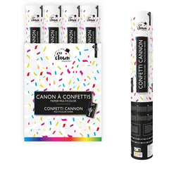 Canon à Confettis Multicolore 40 cm / Canon à Confettis Papier 40cm Multicolore / La Maison Du Déguisement