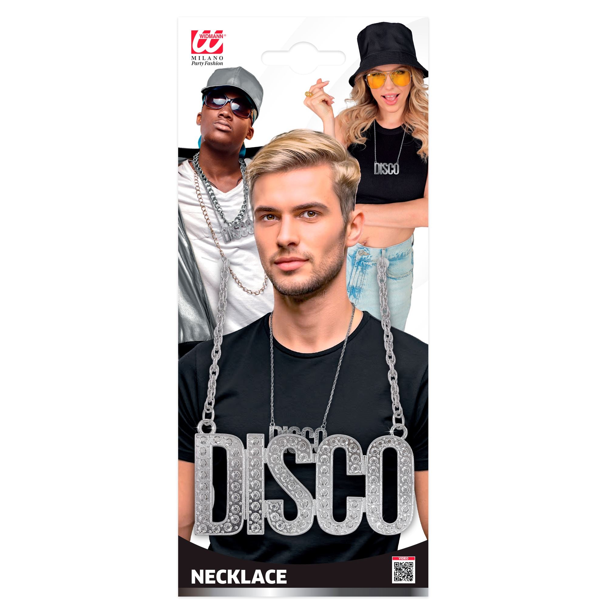 Collier Disco Argent / Chaînes Disco Argent / La Maison Du Déguisement