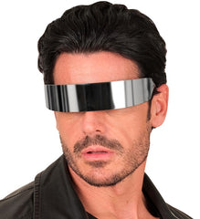 Lunettes Futuriste Argent / Lunettes Du Futur / Lunettes Miroirs / Lunettes Robot Argentés / La Maison Du Déguisement