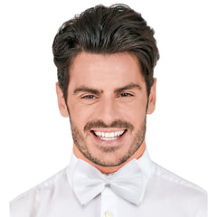 Noeud Papillon Blanc / Noeud Papillon Blanc Réglable et Satiné / La Maison Du Déguisement