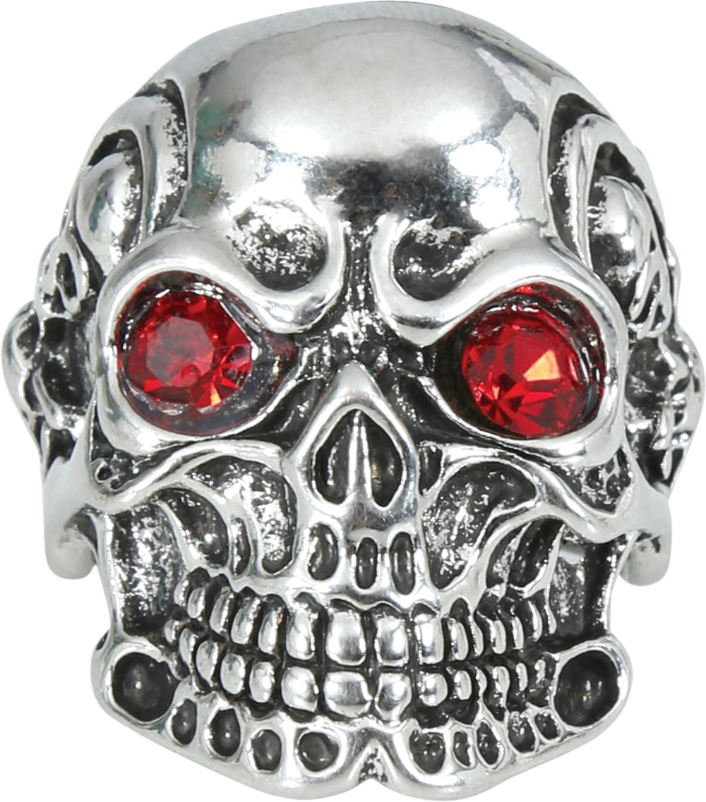 Bague Crâne Métal / Bague Tête de Mort en Métal / La Maison Du Déguisement
