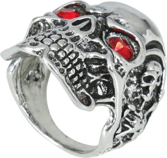Bague Crâne Métal / Bague Tête de Mort en Métal / La Maison Du Déguisement