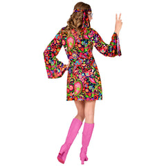 Déguisement Robe Hippie Adulte / Costume Robe Année 60 Disco Femme / La Maison Du Déguisement