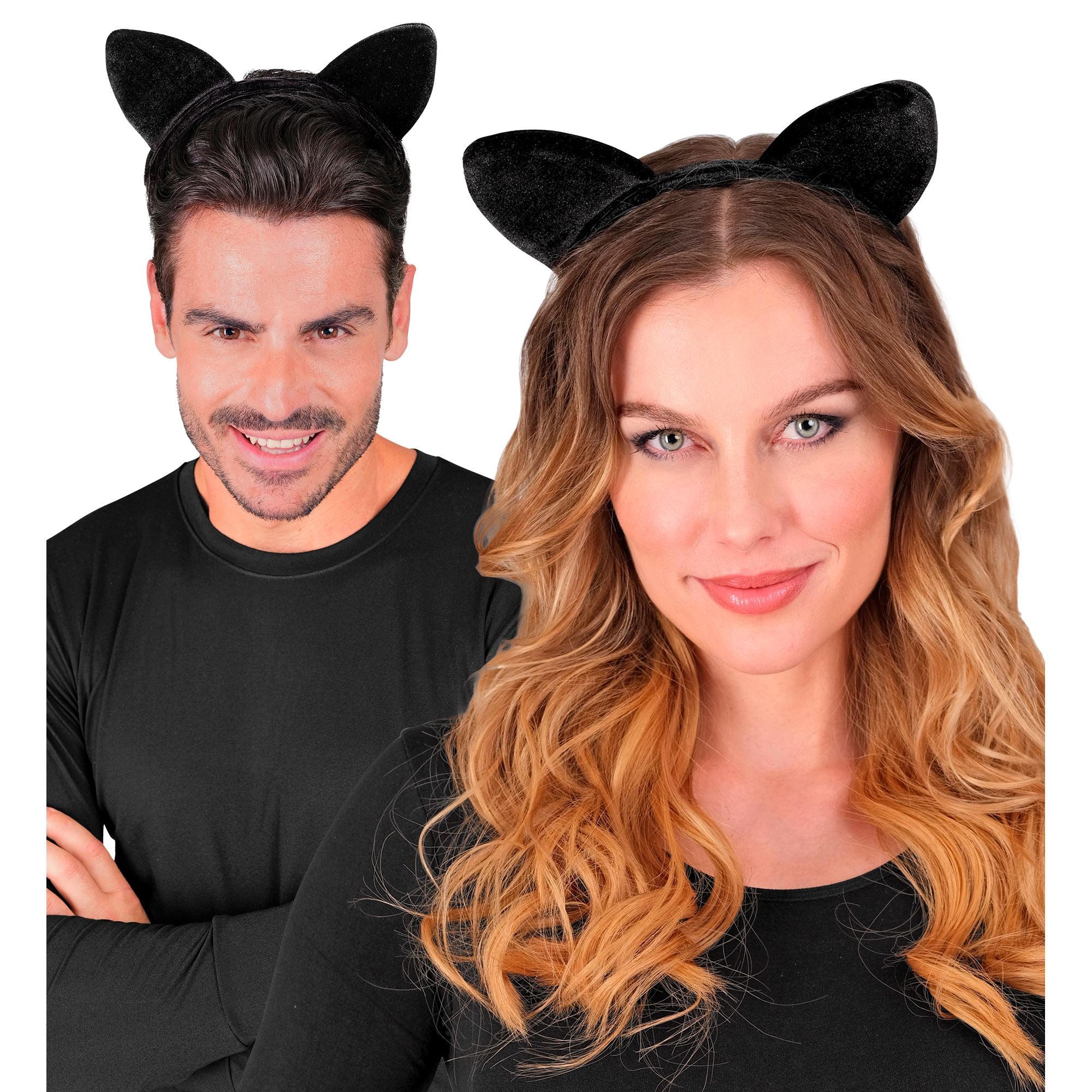 Oreilles de Chat  / Serre tête de Chat en velours / La Maison Du Déguisement
