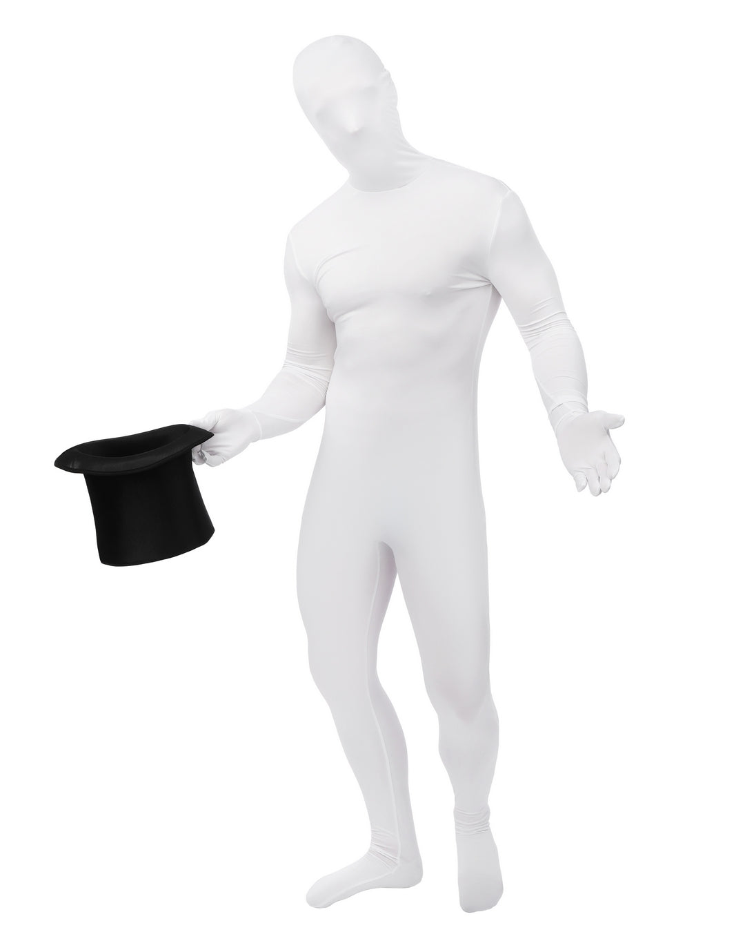 Déguisement Combinaison Intégrale Kolalapo Blanc / Costume Morphsuit Kolalapo Blanc / Déguisement Seconde Peau Blanc / La Maison du Déguisement
