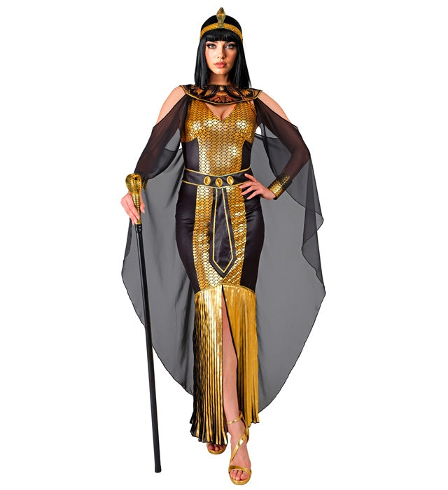 Déguisement Cléopâtre Dorée / Costume Nefertari Or / Costume Reine Egyptienne / La Maison Du Déguisement