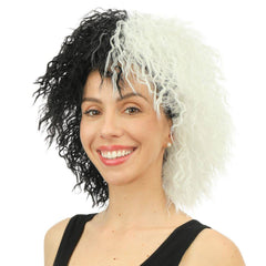 Perruque Cruella / Perruque Cruella Noir et Blanc / La Maison Du Déguisement
