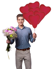 Ensemble de 10 Ballons Cœurs / 10 Ballons Coeur / Sachet de 10 Ballons en Forme de Cœur / la maison Du Déguisement