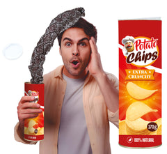 Boîte de pommes de terre surprise / Farce Boîte de chips délicieuses / Boite de chips surprise / La Maison Du Déguisement