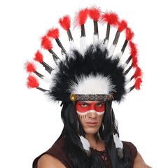 Coiffe Chef Indien / Coiffe Cheyenne / La Maison Du Déguisement