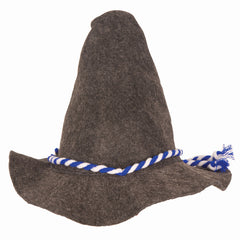 Chapeau Tyrolienne Feutre Gris / Chapeau Bavarois Gris / Chapeau Oktoberfest