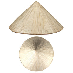 Chapeau chinois En paille / Chapeau Vietnamien en Paille / Chapeau Mandarin / La Maison du Déguisement
