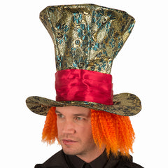 Chapeau Chapelier Fou / Chapeau Mad avec Cheveux / La maison Du Déguisement