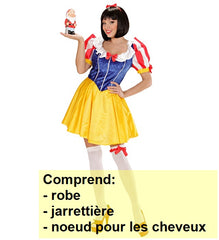 Déguisement Princesse Des Contes De Fée Adulte / Costume Blanche Neige sexy / La Maison Du Déguisement