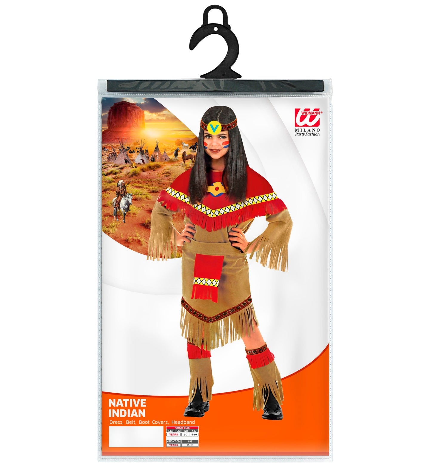 Déguisement Indienne Fille Enfant / Costume Indienne Comanche Fille Enfant / La Maison Du Déguisement