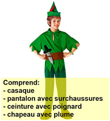 Déguisement Peter des Bois Garçon / Costume Peter Enfant / La Maison Du Déguisement