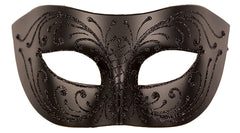 Loup Vénitien Paillettes Noir / Masque Venise Paillettes Noir / La Maison Du Déguisement
