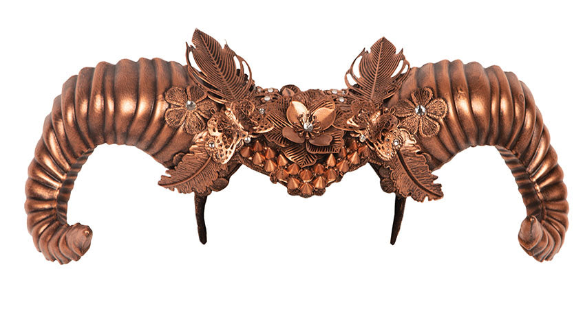 Serre tête Cornes Bronze Luxe / Cornes Steampunk Bronze Luxe / La Maison Du Déguisement