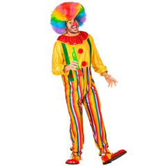 Location Déguisement Combinaison Clown Multicolore Adulte / Location Costume Circus Clown Multicolore / La Maison Du déguisement