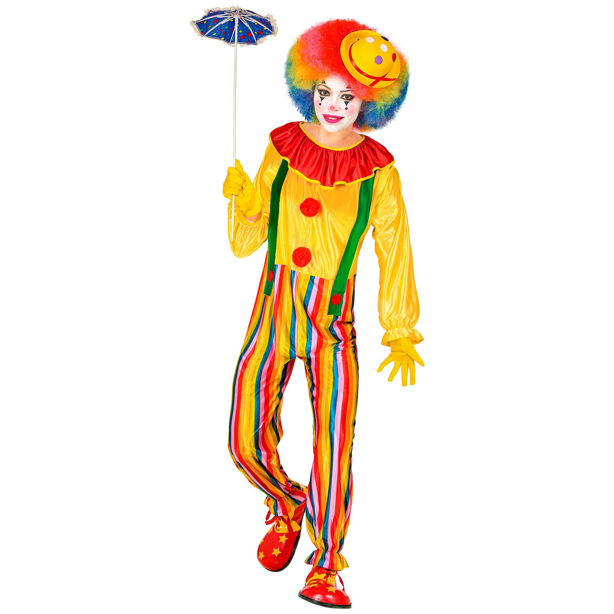 Déguisement Combinaison Clown Multicolore /  Costume Circus Clown Multicolore / La Maison Du déguisement