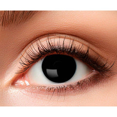 Lentilles fantaisie journalière Noir / Paire lentilles de semaine Broken doll / Lentilles Oeil Noir Journalière / La Maison Du Déguisement