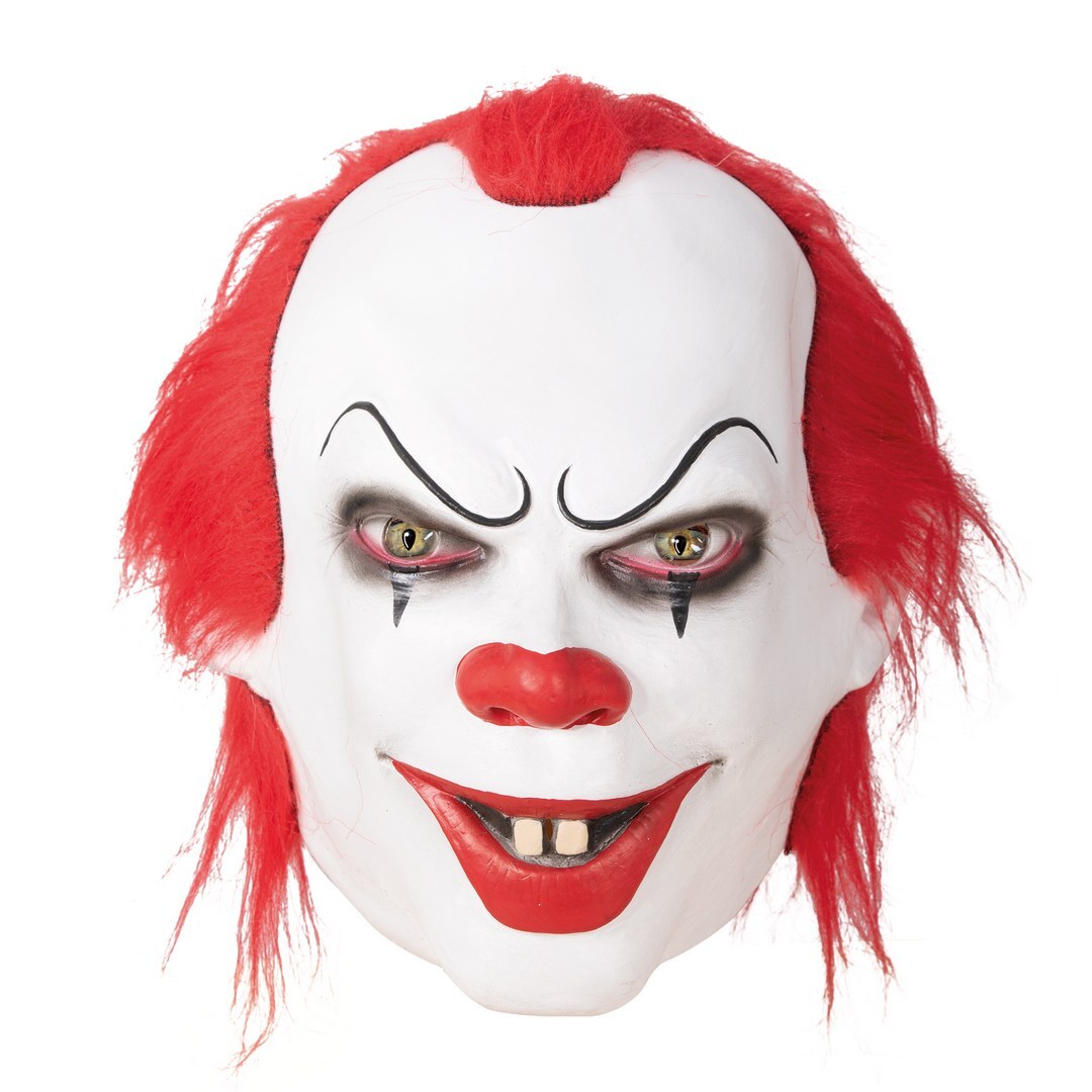 Masque de Clown Zombie En Latex / Masque Clown Halloween / Masque De Clown Zombie / La Maison Du Déguisement