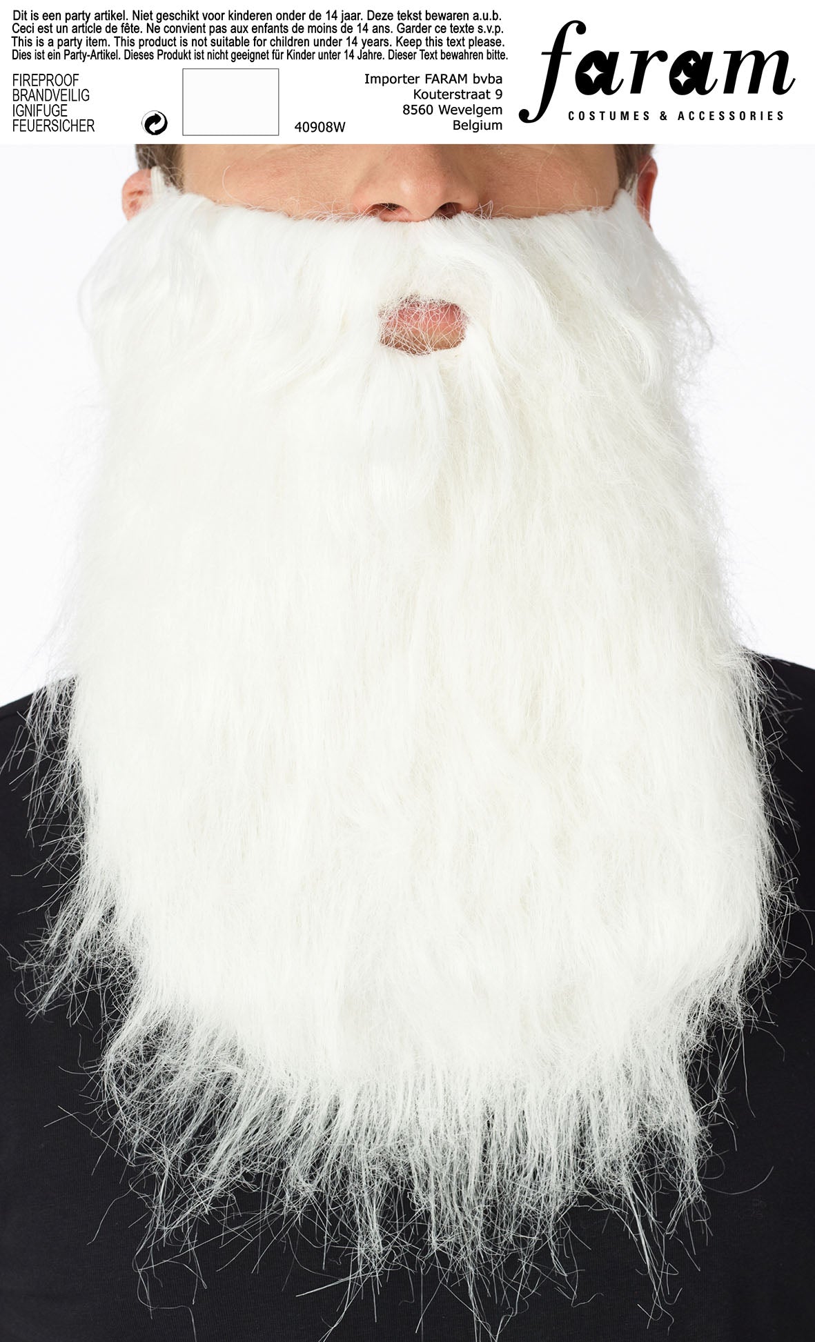 Barbe Longue Blanc / Barbe Long Blanche / La Maison Du Déguisement