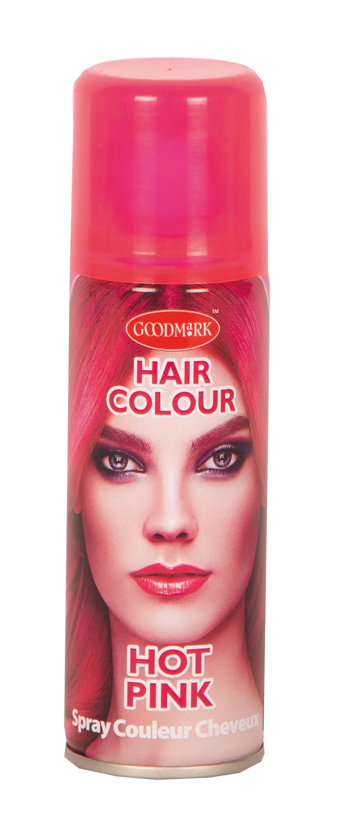 Bombe cheveux Couleur Fluo Rose / Laque cheveux Rose Néon / Spray Laque Cheveux Rose Fluo / La Maison Du Déguisement