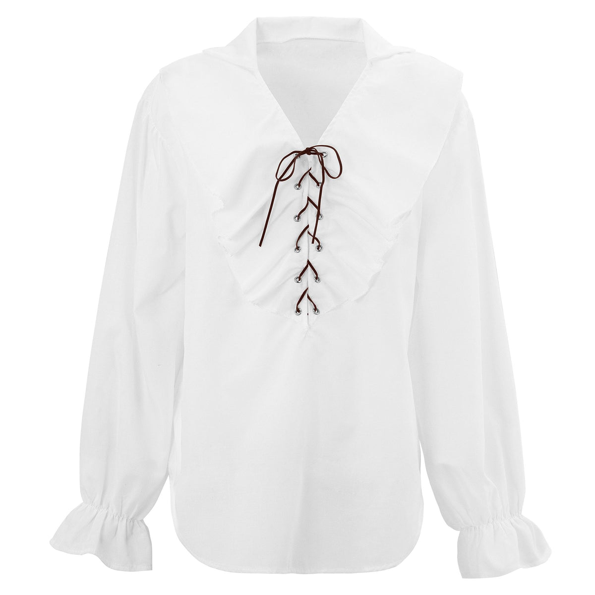 Déguisement Chemise Pirate Blanc / Costume Chemise Renaissance Blanc / Chemise Pirate Corsaire / La maison Du déguisement