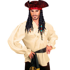 Déguisement Chemise Pirate Beige Homme / Costume Chemise Renaissance Beige Homme / Chemise Pirate Corsaire / La maison Du déguisement