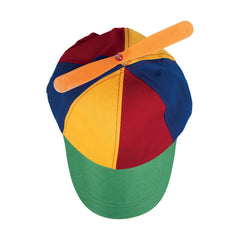 Casquette Hélice multicolore / Casquette Hélicoptère multicolore / La Maison du Déguisement